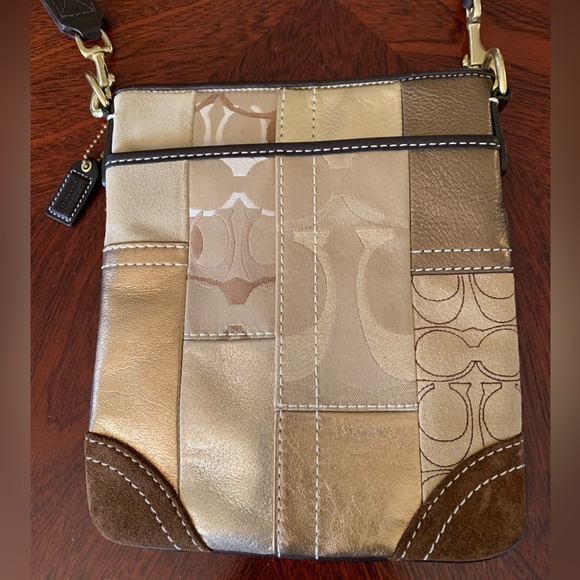 Coach Patchwork Swingpack Messenger Cross Body Handbag - Picture 3 of 14